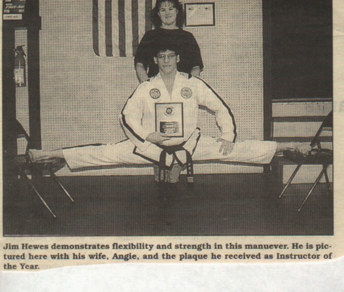 Jim Hewes, 4th dan Chief Instructor & Angie Hewes, Business Manager